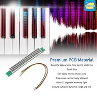 NIUYO Music Level Indicator Module, Adjustable Brightness with 4 Pin Flex Cable Sound Level Display 