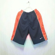 三件7折🎊 Nike 短褲 風褲 休閒褲 五分褲 藍橘 極稀有 日貨 老品 復古 古著 Vintage