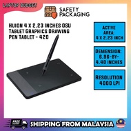 Huion 4 x 2.23 Inches OSU Tablet Graphics Drawing Pen Tablet - 420