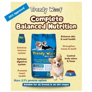 DVS Approved - TRENDY WOOF DOG FOOD 15KG/TRENDY WOOF COMBO SET/Makanan Anjing Kering TRENDY WOOF15KG