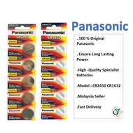 100% Original Panasonic 3V Lithium Battery CR2450 CR1632 Bateri