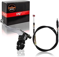 1PZ SL1-C39 7/8'' Aluminum Sliver Clutch Lever Handlebar and 39" Clutch Cable for 50cc 70cc 90cc 110