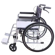 💥Big Sale💥Wheelchair Factory Elderly Wheelchair Foldable and Portable with Toilet Thickened Steel Pipe for the Elderly D