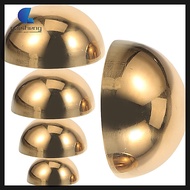 5 Pcs Sphere Steel Semi Hemisphere Shiny Garden Spheres Gazing for Gardens Reflective Globe Mirror c