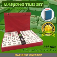 Mahjong Set 4 Player Chinese Mahjong Set With Carrying Case Mahjong Game Travel
