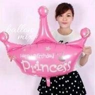 Princess Crown Foil Balloon 0% Spaylater Birthday Balloon/