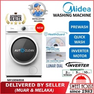 [DELIVERED BY SELLER] MIDEA MF100W85B 8.5kg Front Load Washing Machine Inverter Mesin Basuh 洗衣机 [REP