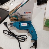Mesin Bor Listrik 10mm Bolak Balik Electric Drill Bor Beton Kayu Besi Tembok Bor Listrik Impact bor 