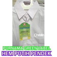 PURNAMA SCHOOL UNIFORM Short white shirt Number 5,6,7,8