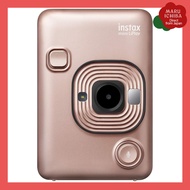 FUJIFILM Instax Instant Camera Smartphone Printer instax mini LiPlay Brush Gold INS MINI HM1 BLUSH G