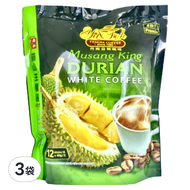 益和牌 沙巴丹南白咖啡 四合一 榴槤風味  40g  12包  3袋