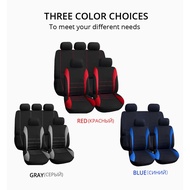 Car Seat Cover-Proton Wira-Aeroback 1.3 (Car Seat Cover / Sarung Kusyen Kereta)-5 seats 9-piece set car (front + rear) fully enclosed seat cover available in all seasons waterproof fabric seat cover