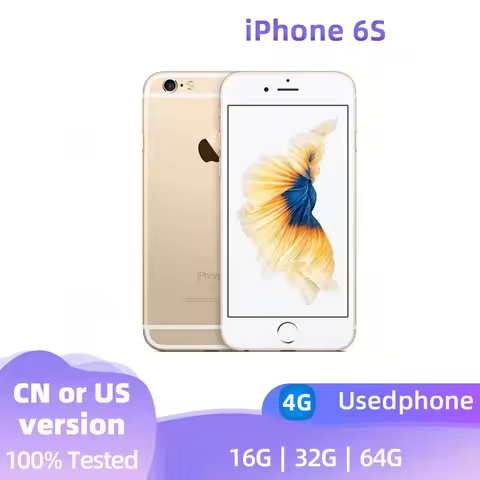 Apple iPhone 6S Smartphone 4.7" IOS 16/64/128GB ROM 2GB RAM 12.0MP Dual Core A9 4G LTE USED Mobile P
