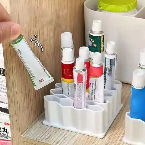 Ointment Holder Desktop Ointment Stand Silicone Material Cosmetics Storage Rack Pen Holder Home Oint