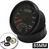 85mm GPS Speedometer 200km/h With Tachometer 0-8000RPM Car Boat Motorcycle GPS Speed Meter Gauge + G