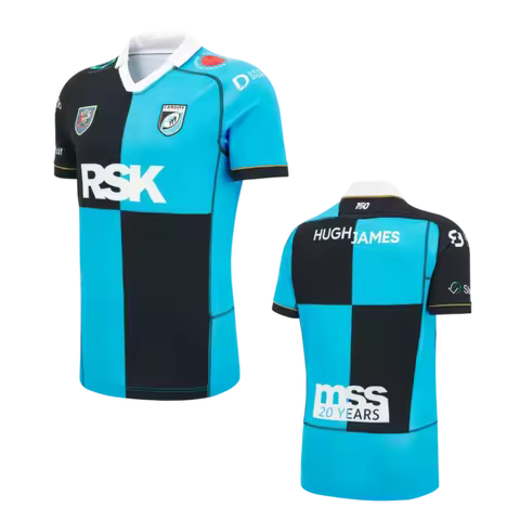 2026/27 Cardiff Unisex Polo Collar Rugby Jersey, 3D Print Mesh Breathable Football Jersey, Men Overs
