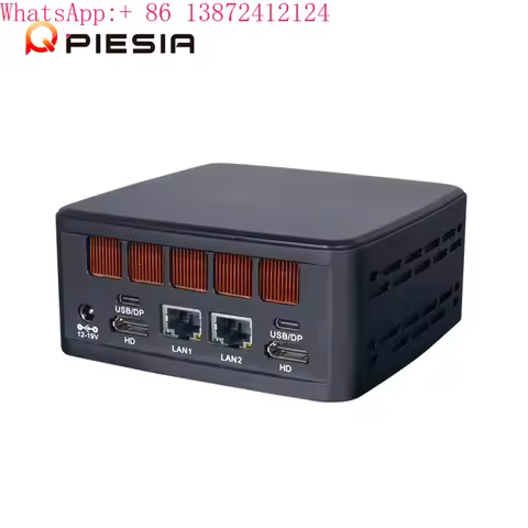 Piesia Desktop Mini PC Intel Ultra 7 255H Ultra 5 225H 2* I226 LAN 2*DDR5 2*HD/Type-C WIFI X86 Linux