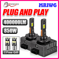 MRIWG D3S D1S Led D2S D4S D8S LED Canbus ไฟหน้า HID หลอดไฟพลังงานสูง D1R D2R D3R D4R D8R 600W ไฟรถยน