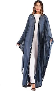 Womens Coats Womens Robes Lace Cardigan Lace Robe Loose Abaya Abaya Coat Lace Abaya Coat Cardigan Abaya Women Muslim Dress Apparel Lace up Women's Robes Gown, As Shown, free size