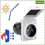 [szxmkj2] 50 Amp Power Plug Twist Lock Inlet Box Resistant Socket Connector for Marine RV Camper Boa