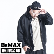 [Fat Planet] Medium Large Size ‧ Geometric Embossed Hooded Casual Jacket 2XL~7XL Extra [EA2504]