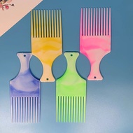 Sikat garpu kecil, sikat sisipan, sikat tangan, sikat pomade plastik untuk dandanan rambut perdagang