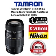 Tamron 70-300mm F/4-5.6 Di LD macro 1:2 Zoom Lens For Canon Nikon DSLR telephoto zoom lens macro len