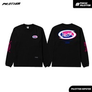 PILOTTER HIPSTER LONG-SLEEVED T-SHIRT UNISEXOriginal FREE STICKER - PLTR-287