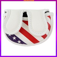 [Tachiuwa2] Small Golf Putter Cover Half Mallet Mini Golf Headcover Club Head Protector
