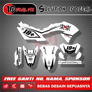 PREMIUM Decal Klx Bf Full Body Putih Simple