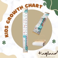 Baby Growth Height Chart Handing Ruler Wall Decor for Kids, Canvas Removable Height Growth Chart