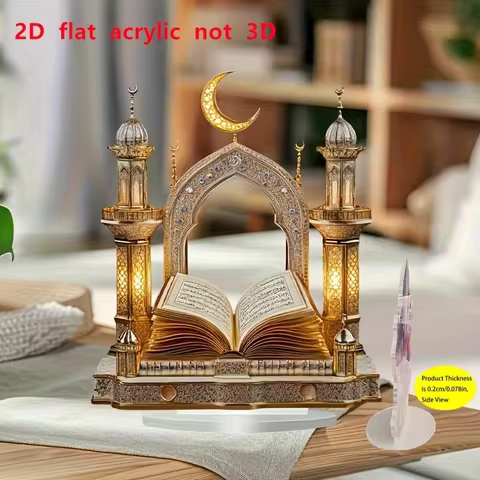 Quran ornaments are desktop decorations for Eid al Fitr, suitable for home and kitchen decoration as
