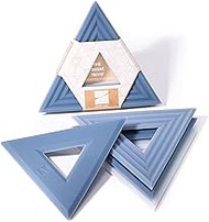 LINE+ARC Extra Thick Silicone Trivets (Featured in ELLE Decor & BuzzFeed) Waterproof Dishwasher-Safe