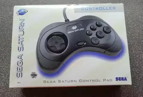 Original Sega Saturn Gamepad Official Sega Genesis Controller 6-Button Arcade Pad for Sega Original 