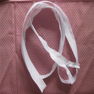 1cm Black/White Cloth Edge Invisible Zipper 1m Long Quilt Cover Zipper Protective Clothing Zipper Zi