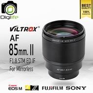 Viltrox Lens AF 85 mm. II F1.8 STM ED IF Auto Focus - รับประกันร้าน Digilife Thailand 1ปี