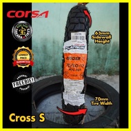 NEW CORSA TIRE Cross-S 17 by TAKARA TIRES (FREE tire sealant, tire valve and TAKARA sticker)