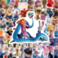 50 Crazy Zootopia Stickers, Judith Nick Luggage, Water Computer Waterproof Stickers Cup, U5i4