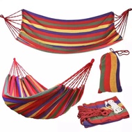 Thick cloth quality hammock/duyan for adult makapal,with rope,for baby/beach,camping,bed,red,BINLU