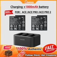 【Original new】Insta360 Ace Pro 2/Ace Pro/Ace charging manager + battery 1800 mAh new battery, suitab
