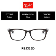 Ray-Ban SQUARE | RX5315D 5211 | Unisex Asian Fitting |  Eyeglasses | Size 53mm
