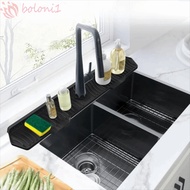 [COD] Kitchen Silicone Faucet Mat, Anti-Splash Extended Sink Faucet Mat, Durable Non-Slip Foldable F