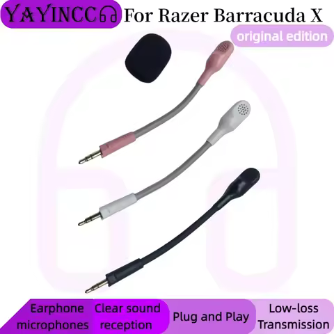 Replacement Original edition 3.5mm Mic Game Microphone For Razer Barracuda X Detachable microphone r