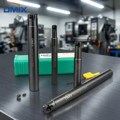 DMIX EXN02R Milling Cutter Bar LNMU0202 Fast Feed Double-sided Insert Tool milling Holder LNMU0202ZE