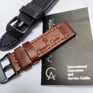 Ac Alexandre Christie Leather Strap Talijam Kulit 22Mm 24Mm Genuine Leather
