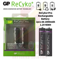 Original GP ReCyko 1.2V NiMH Rechargeable Battery AAA 950mAh AA Pro 1800mAh AA 2700mAh