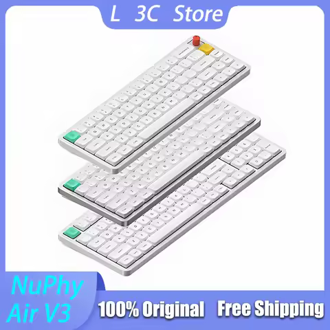 NuPhy Air V3 Series Ultra-Silm Wireless Mechanical Keyboard Low-Profile Switch Keyboard 65% 75% 100%
