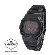 Casio G-Shock Full Metal Case Bluetooth® Multi-Band 6 Tough Solar Black Stainless Steel Band Watch GMWB5000GD-1D GMW-B50