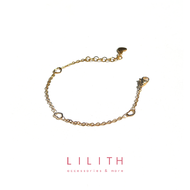 Lilith accessories - Minimal Heart Bracelet สร้อยข้อมือ มินิมอล หัวใจ