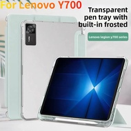 Smart Case Lenovo Legion Y700 Gen 2 / Y700 Gen 3 8.8 Inch Transparent Leather Casing With Spen Slot